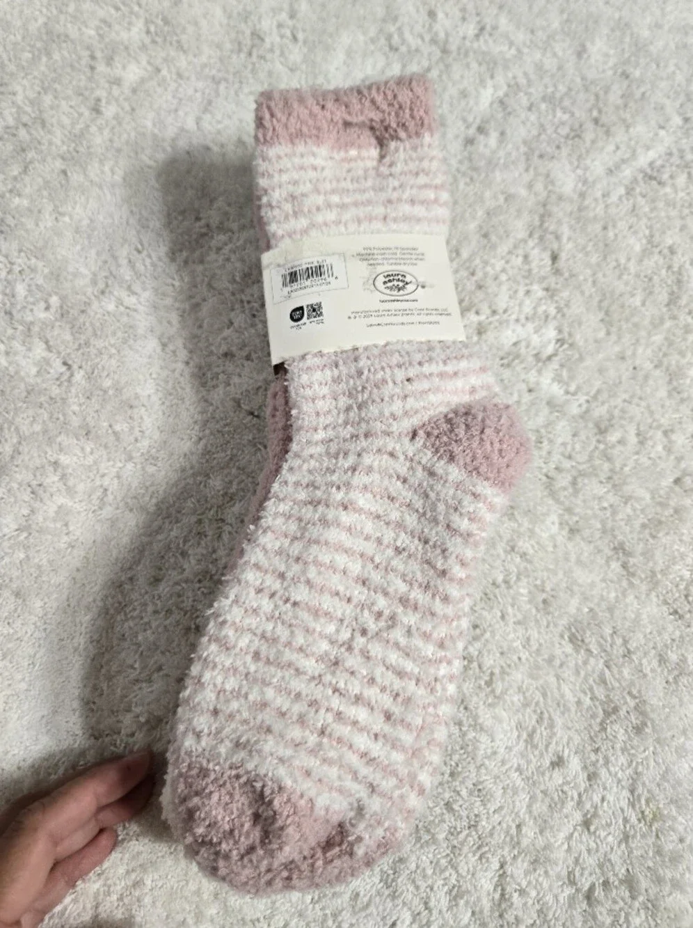 Laura Ashley 4 Pack Of Super Soft Crew Socks NWT